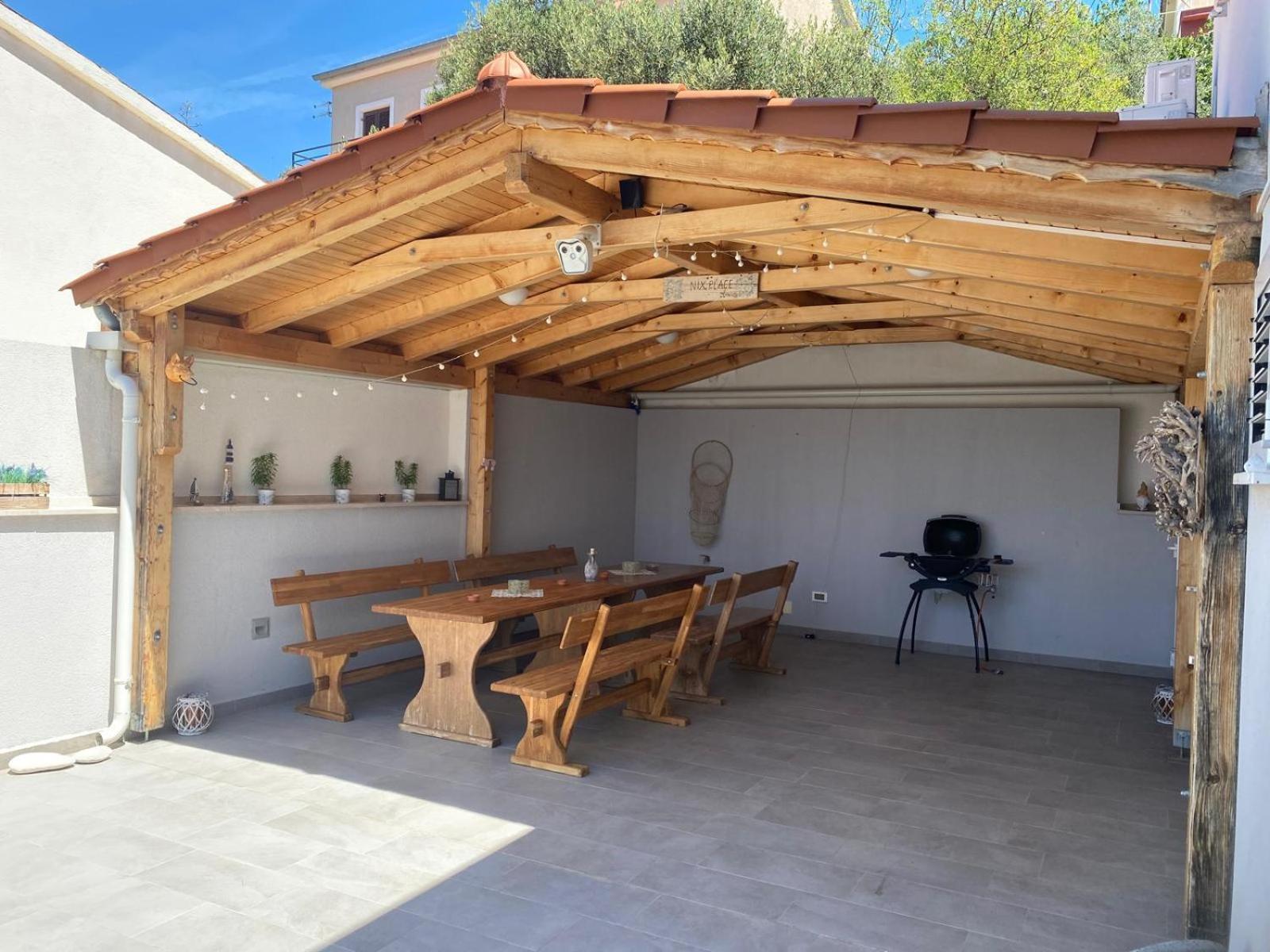 Villa Pina Tisno Apartment Zonsa 2 Pers Eksteriør bilde
